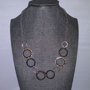 Gold and sliver tone Princes length Neckle